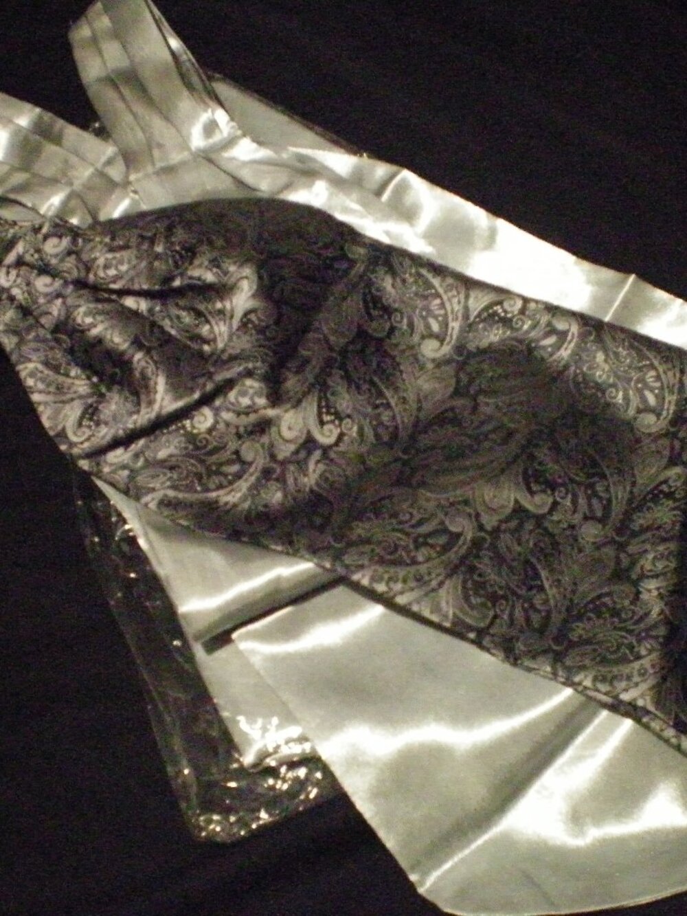 Silver Ascot Collection – 5 Cravats (Formal / Theater / Cosplay / Costume)